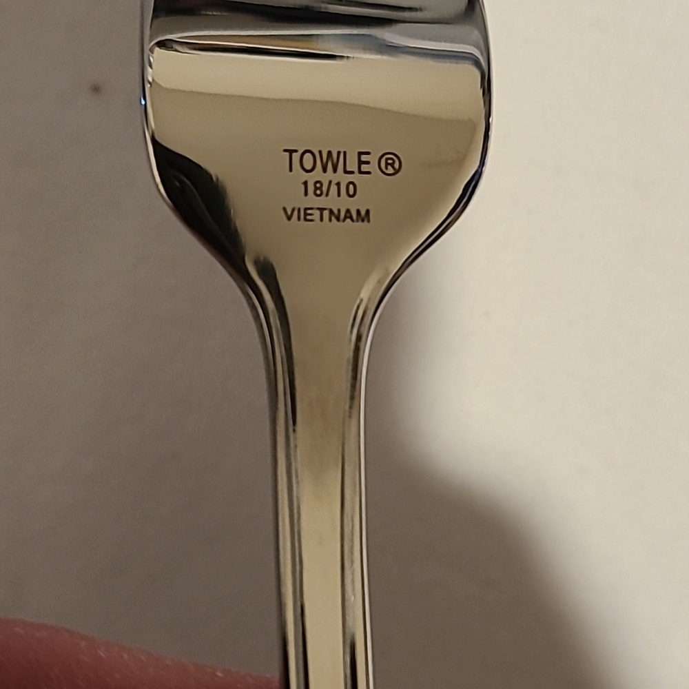 Towle Beaded Antique 18/10 Vietnam Flateware Fork Spoon Knife (Bundle of 14) - Picture 15 of 15